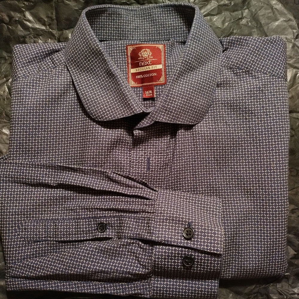 Men's botton down dress shirt.